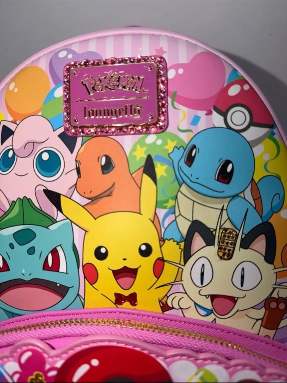 Loungefly Pokemon Birthday Cake Celebration Mini backpack (bedazzled)